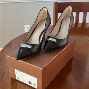 Coach Black Patent Leather Heels